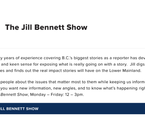 Global News The Jill Bennet Show interview with LDS Director of Education Dr. Jennifer Fane
