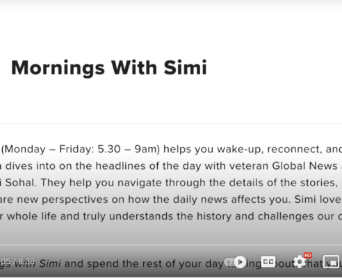 Globals News morning with Simi interview with LDS Executive Director Rachel Forbes