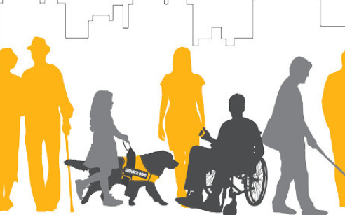 group of people with difference disabilities