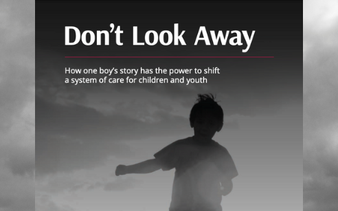 child alone running