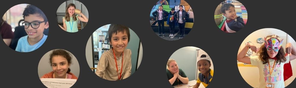 faces of happy confident kids