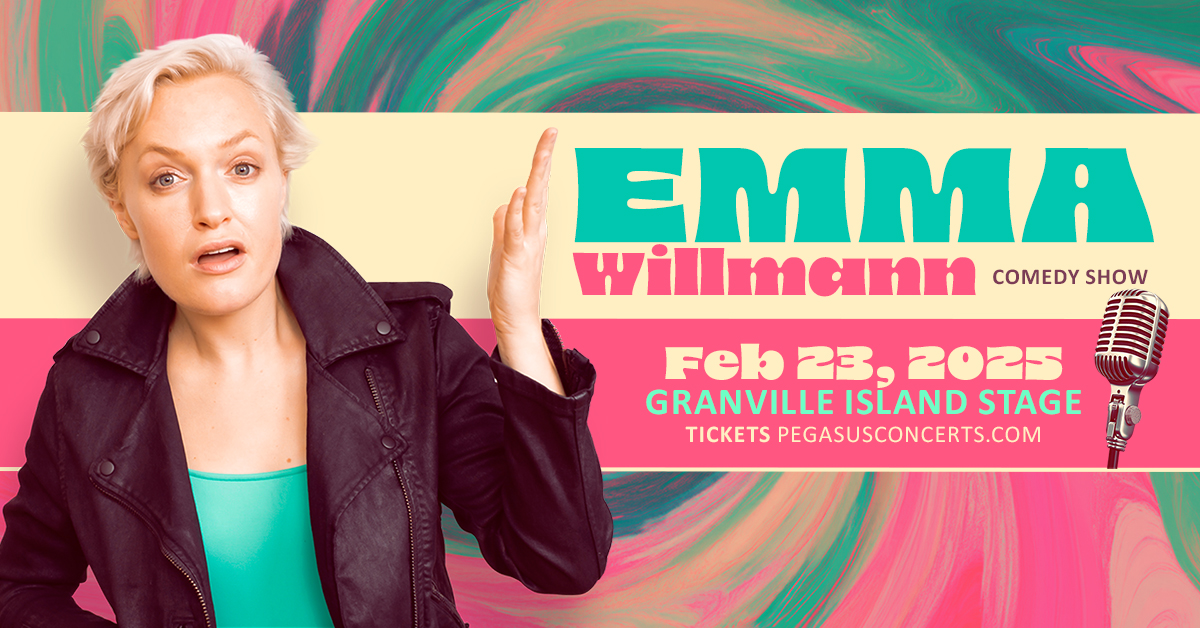 Picture of comedian and event details
