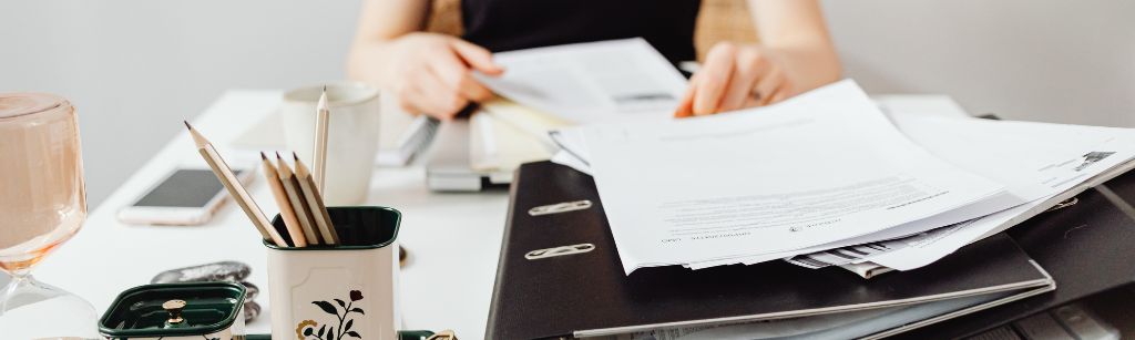 women working on paperwork